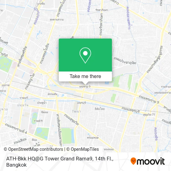 ATH-Bkk HQ@G Tower Grand Rama9, 14th Fl. map