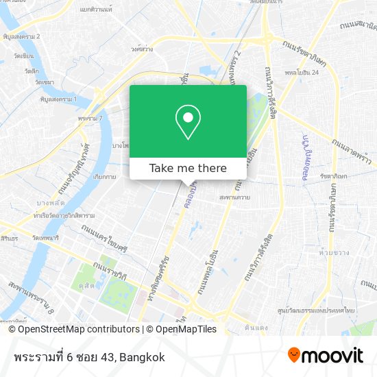 พระรามที่ 6 ซอย 43 map