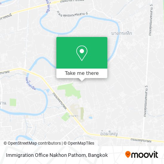 Immigration Office Nakhon Pathom map