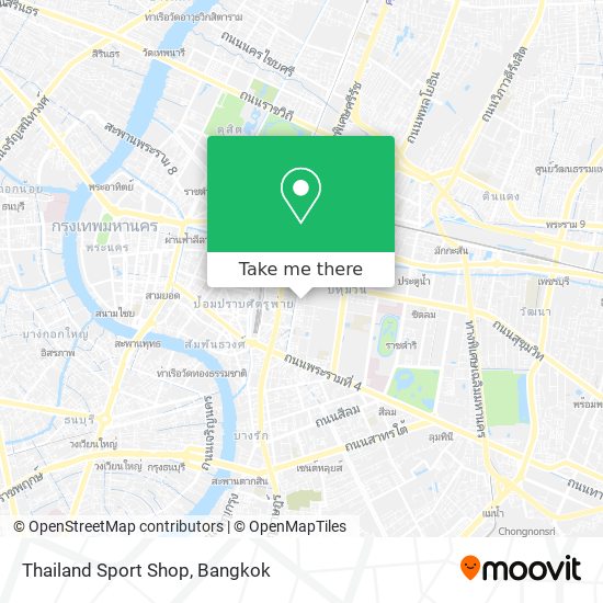 Thailand Sport Shop map