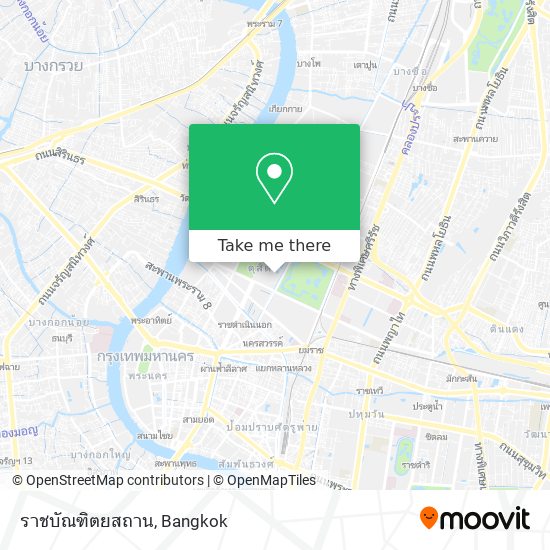 ราชบัณฑิตยสถาน map