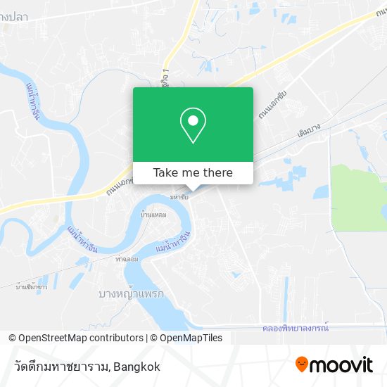 วัดตึกมหาชยาราม map