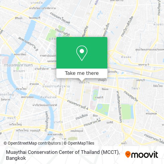 Muaythai Conservation Center of Thailand (MCCT) map