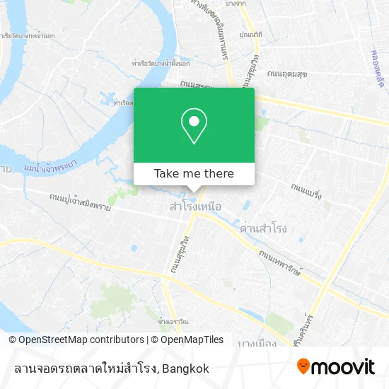 ลานจอดรถตลาดใหม่สำโรง map