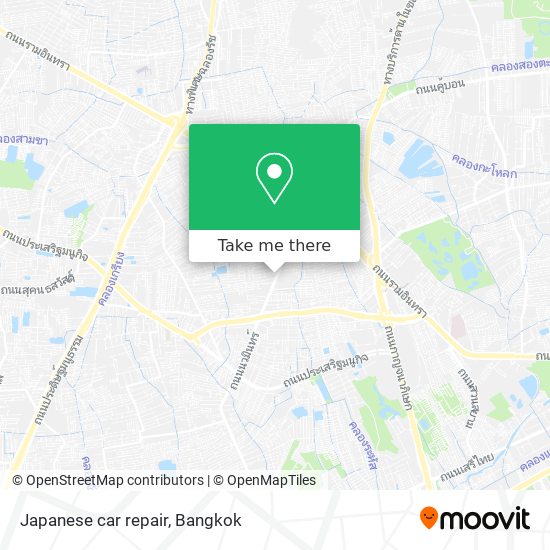 Japanese car repair map