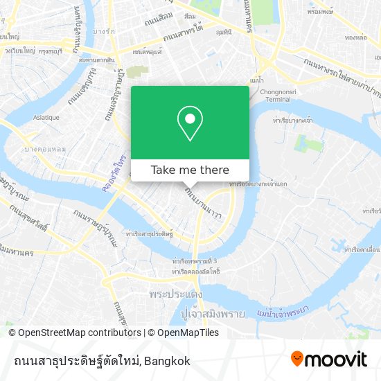 ถนนสาธุประดิษฐ์ตัดใหม่ map