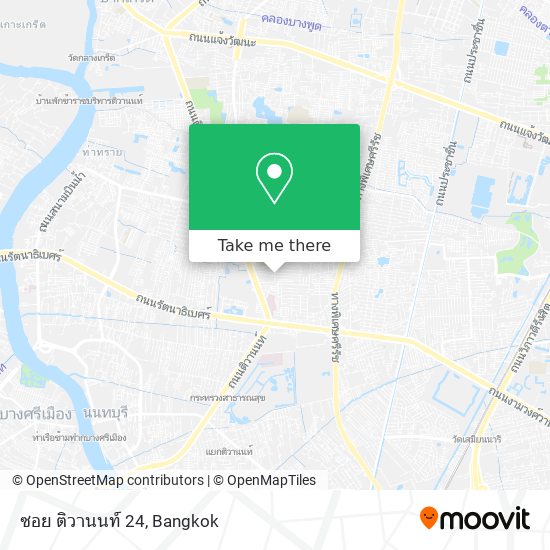ซอย ติวานนท์ 24 map