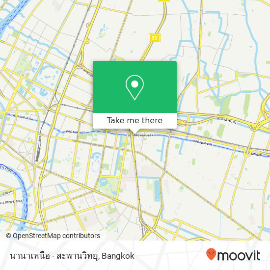 นานาเหนือ - สะพานวิทยุ map