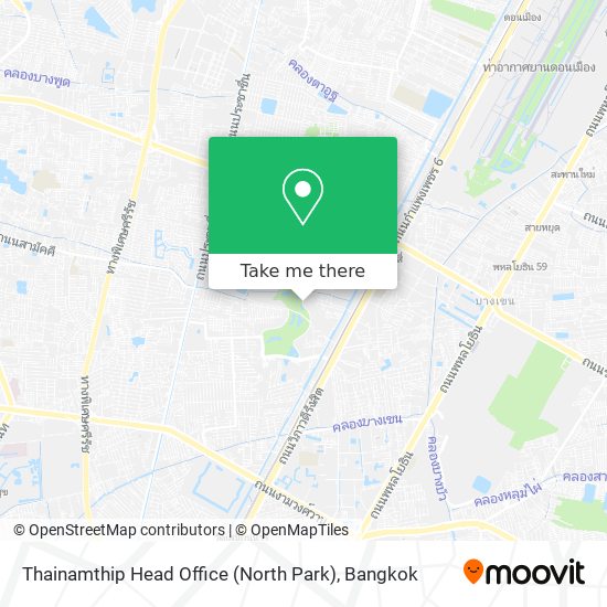 Thainamthip Head Office (North Park) map