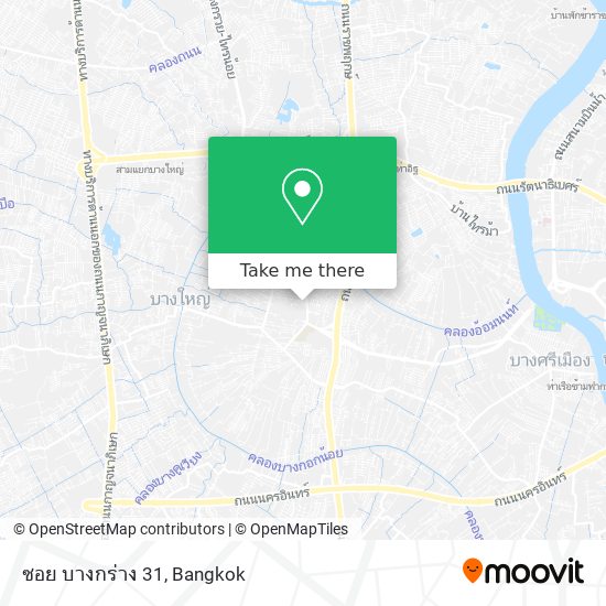 ซอย บางกร่าง 31 map
