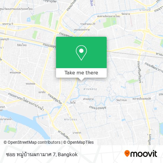 ซอย หมู่บ้านผกามาศ 7 map