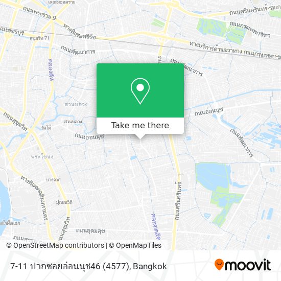 7-11 ปากซอยอ่อนนุช46 (4577) map