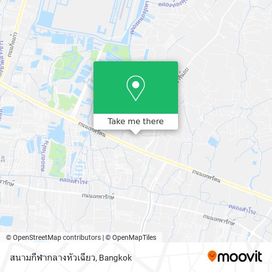 สนามกีฬากลางหัวเฉียว map