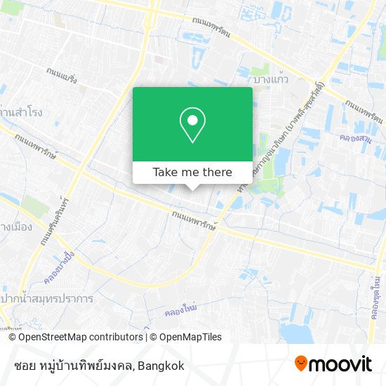 ซอย หมู่บ้านทิพย์มงคล map