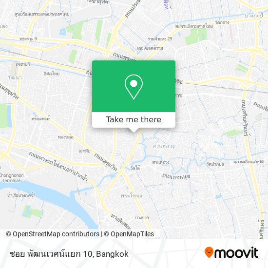ซอย พัฒนเวศน์แยก 10 map