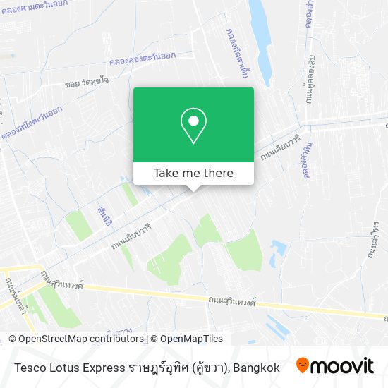 Tesco Lotus Express ราษฎร์อุทิศ (คู้ขวา) map