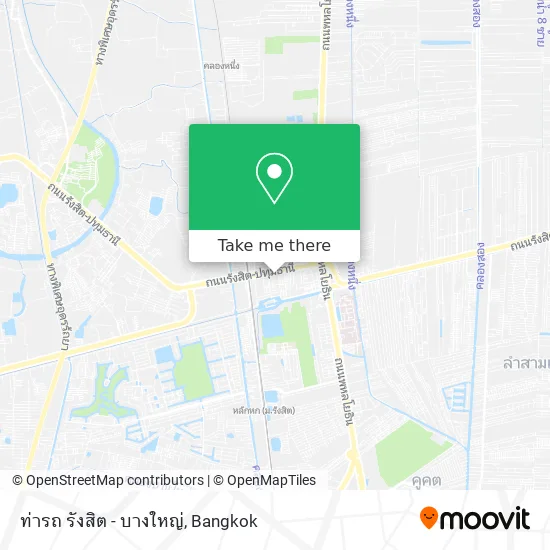 ท่ารถ รังสิต - บางใหญ่ map