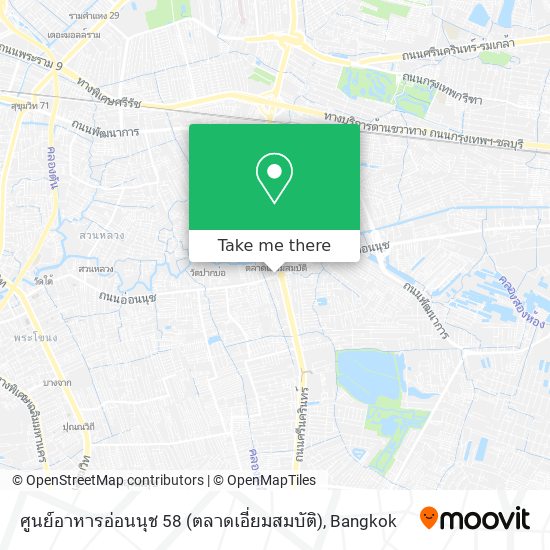 ศูนย์อาหารอ่อนนุช 58 (ตลาดเอี่ยมสมบัติ) map