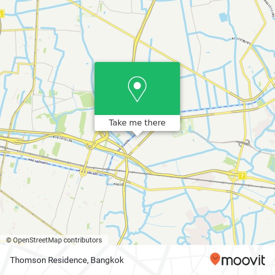 Thomson Residence map