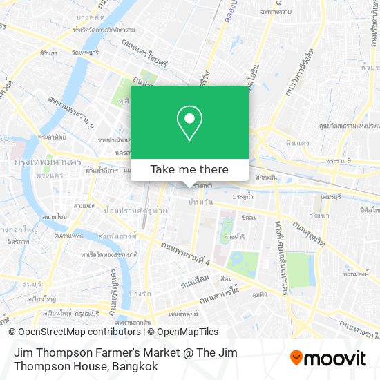 Jim Thompson Farmer's Market @ The Jim Thompson House map