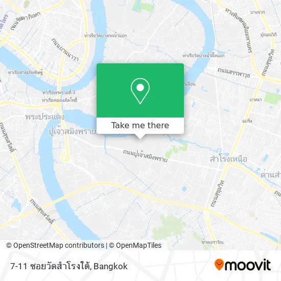 7-11 ซอยวัดสำโรงใต้ map