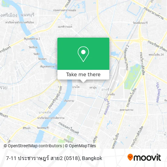 7-11 ประชาราษฎร์ สาย2 (0518) map