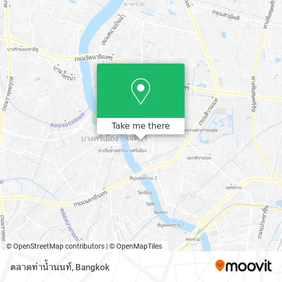 ตลาดท่าน้ำนนท์ map