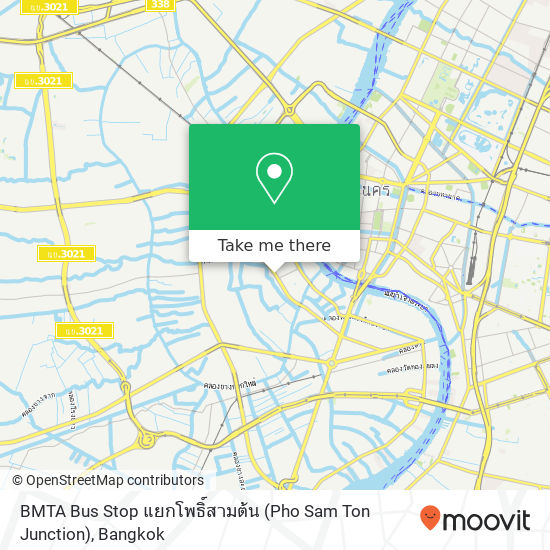 BMTA Bus Stop แยกโพธิ์สามต้น (Pho Sam Ton Junction) map