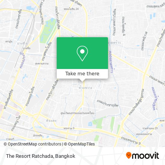 The Resort Ratchada map
