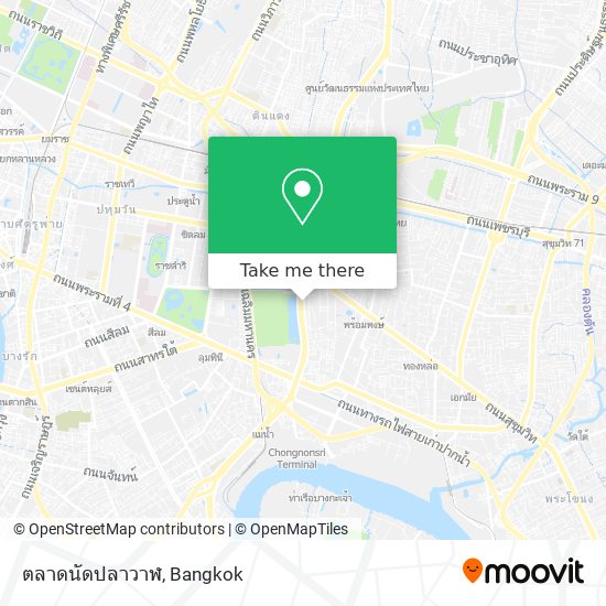 ตลาดนัดปลาวาฬ map
