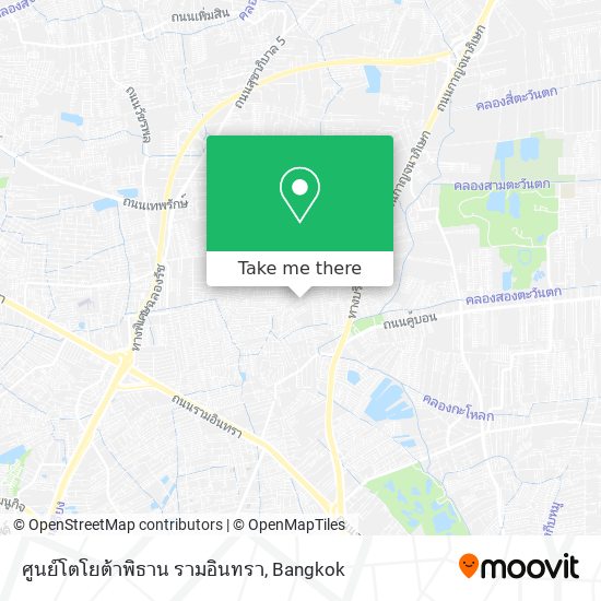 ศูนย์โตโยต้าพิธาน รามอินทรา map