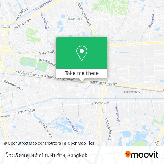 โรงเรียนสุเหร่าบ้านทับช้าง map