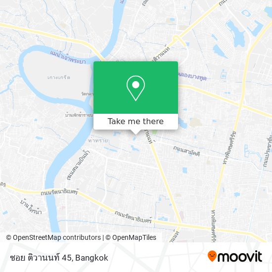 ซอย ติวานนท์ 45 map