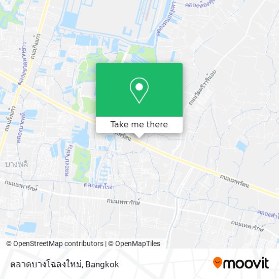 ตลาดบางโฉลงใหม่ map