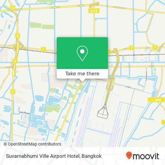 Suvarnabhumi Ville Airport Hotel map