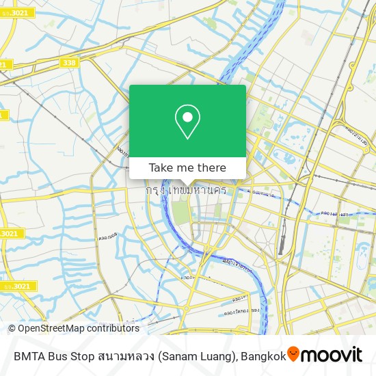 BMTA Bus Stop สนามหลวง (Sanam Luang) map