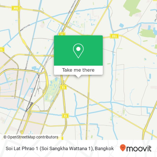 Soi Lat Phrao 1 (Soi Sangkha Wattana 1) map