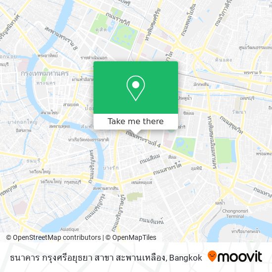 ธนาคาร กรุงศรีอยุธยา สาขา สะพานเหลือง map