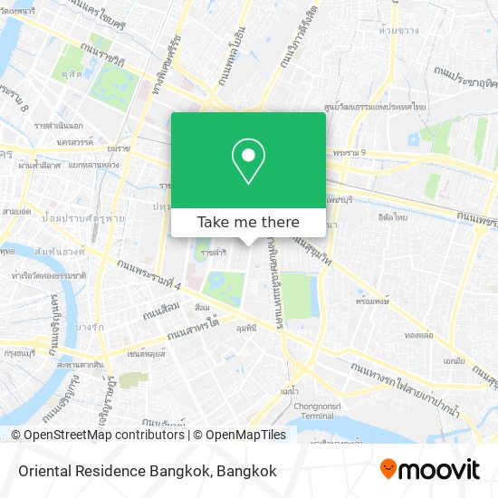 Oriental Residence Bangkok map