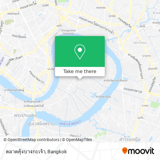 ตลาดคุ้งบางกะเจ้า map