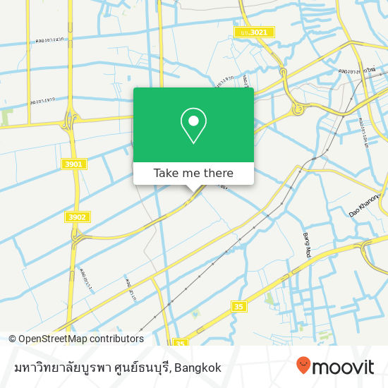 มหาวิทยาลัยบูรพา  ศูนย์ธนบุรี map