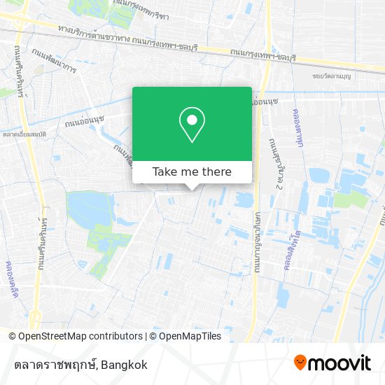 ตลาดราชพฤกษ์ map