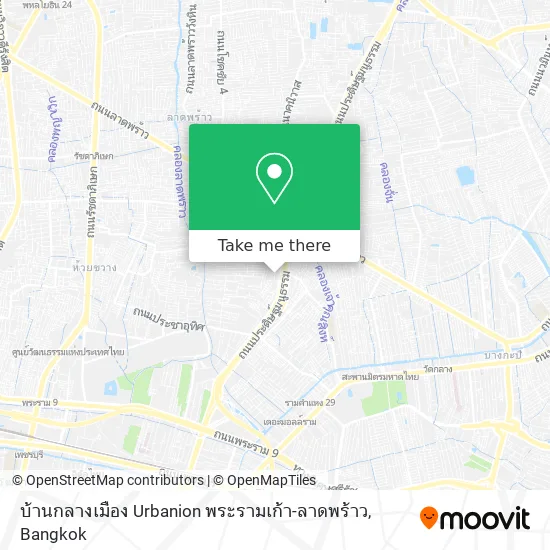 บ้านกลางเมือง Urbanion พระรามเก้า-ลาดพร้าว map