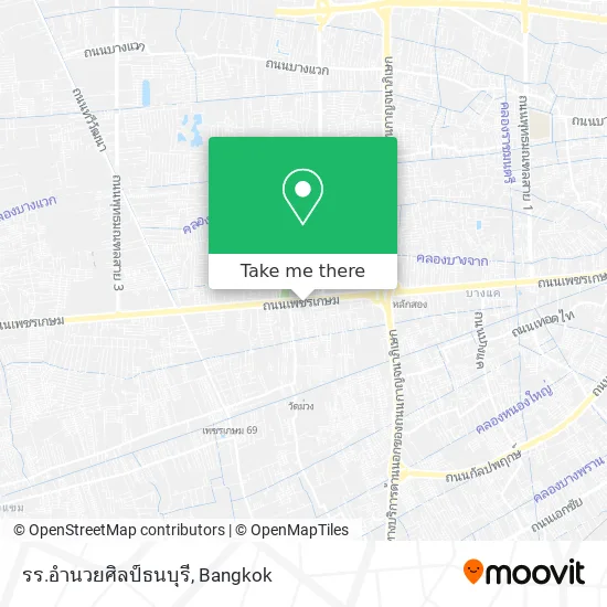 รร.อำนวยศิลป์ธนบุรี map