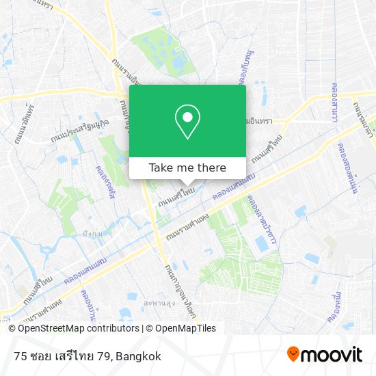 75 ซอย เสรีไทย 79 map