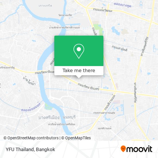 YFU Thailand map