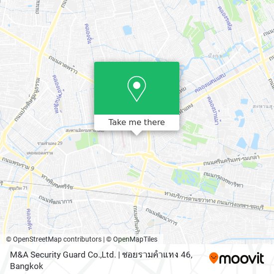 M&A Security Guard Co.,Ltd. | ซอยรามคำแหง 46 map