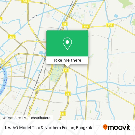 KAJAO  Model Thai & Northern Fusion map