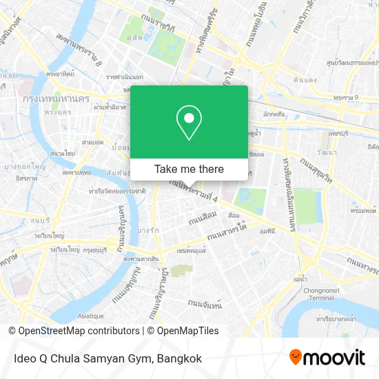 Ideo Q Chula Samyan Gym map