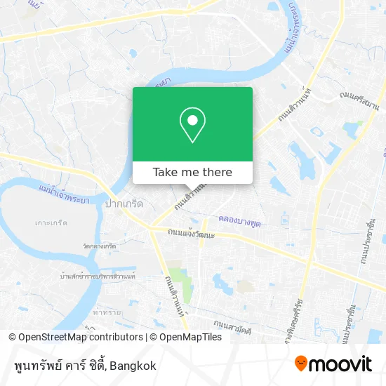 พูนทรัพย์ คาร์ ซิตี้ map